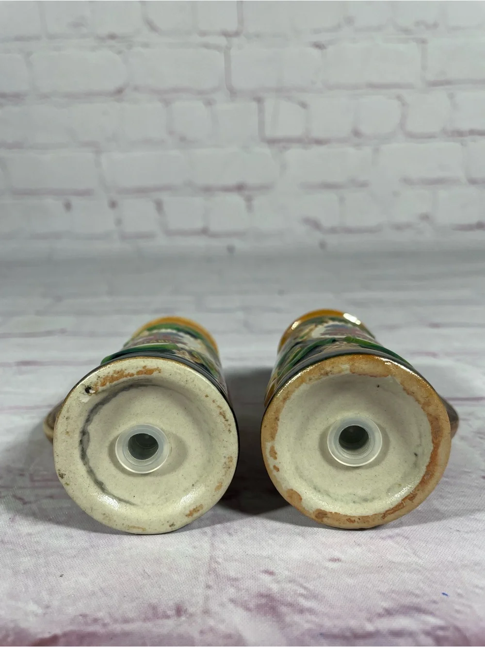 Vintage Switzerland Ceramic Beer Stein Salt and Pepper Shaker Pair